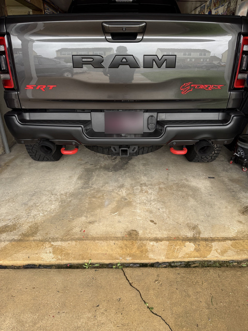 Full rear view with badge package installed