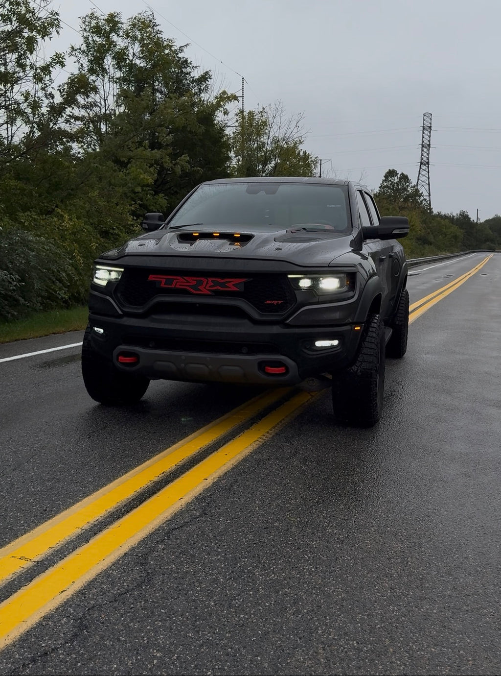 3D Printed 30" TRX Front Grille Badge — Fits Ram TRX (3-Piece)