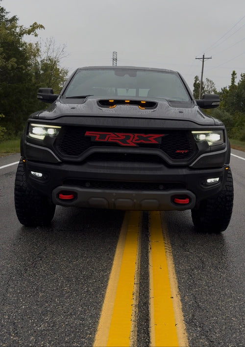 3D Printed 30" TRX Front Grille Badge — Fits Ram TRX (3-Piece)